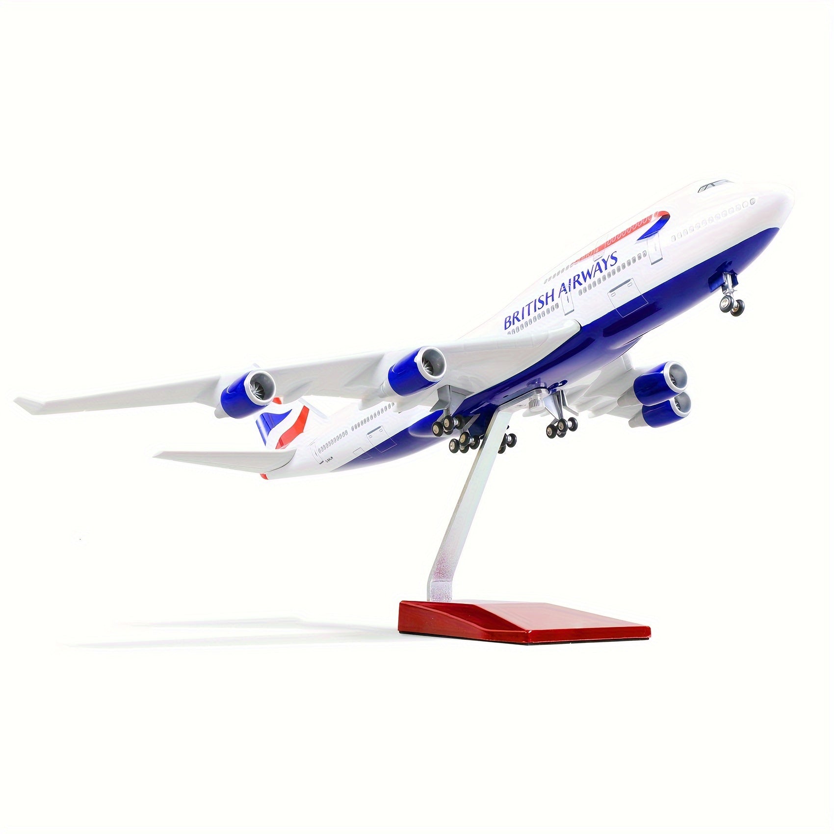 1160 Scale Boeing 747 Diecast Model Airplane with Stand