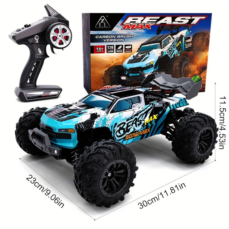 ZNLYRION 4WD RC OffRoad Car  80KMH Brushless LED Blue